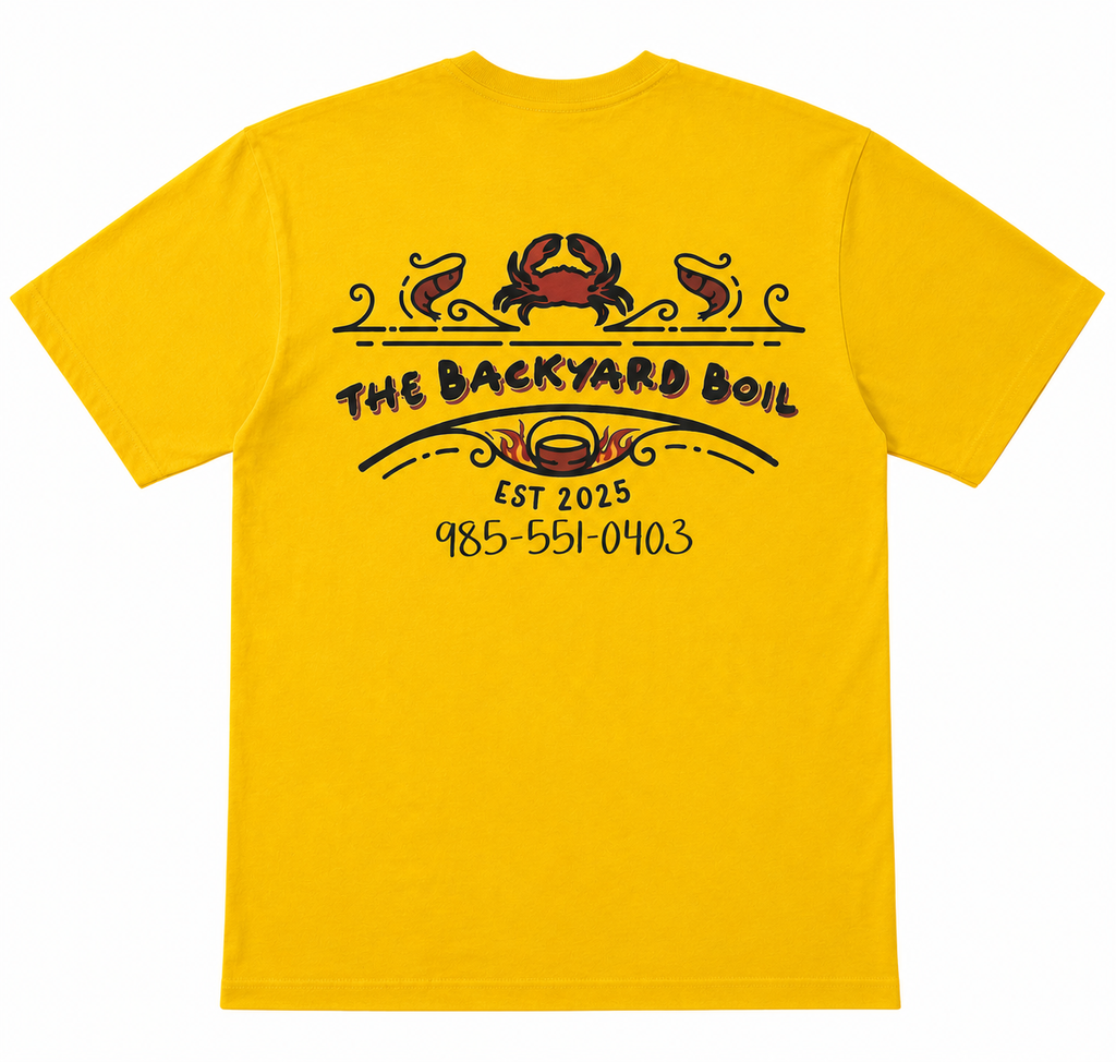 Backyard Boil - Shirt (Yellow)