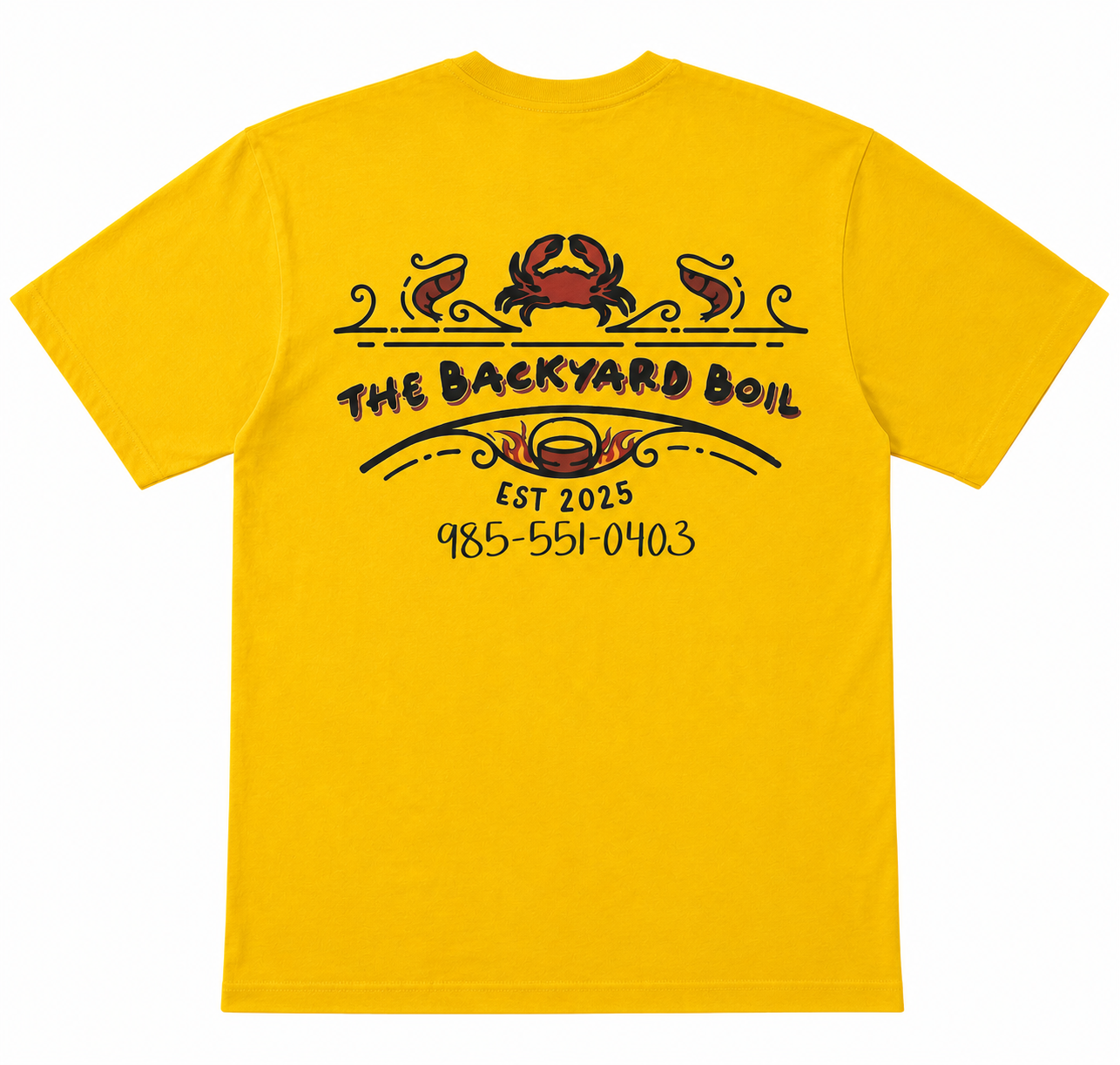 Backyard Boil - Shirt (Yellow)