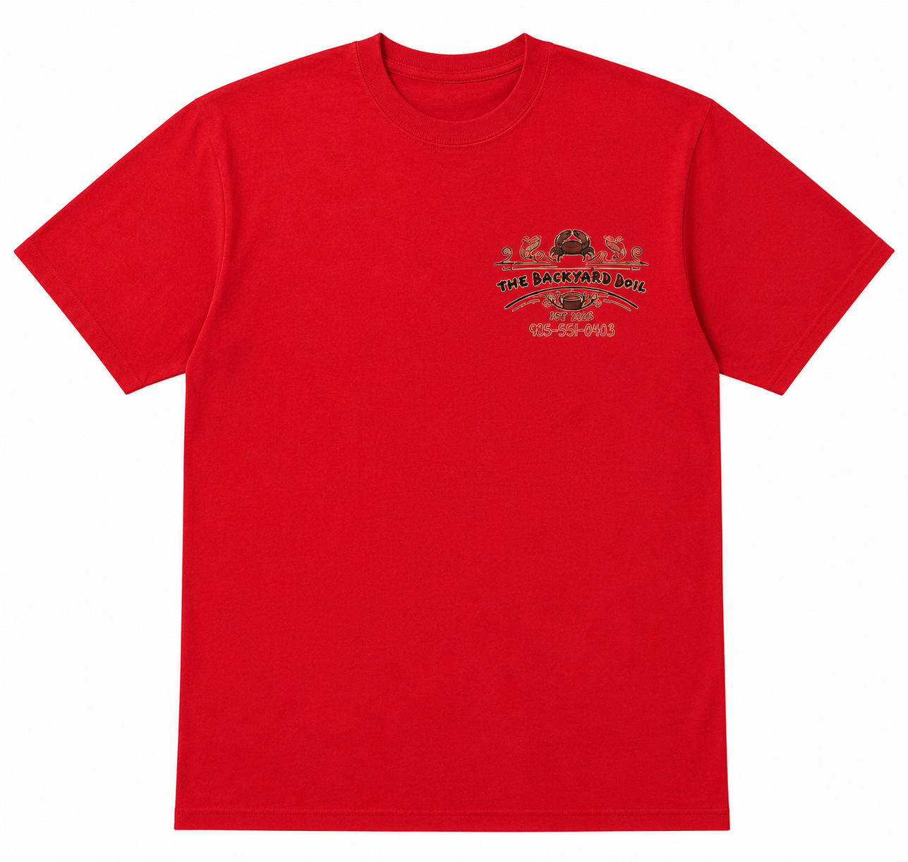 Backyard Boil - Shirt (Red)