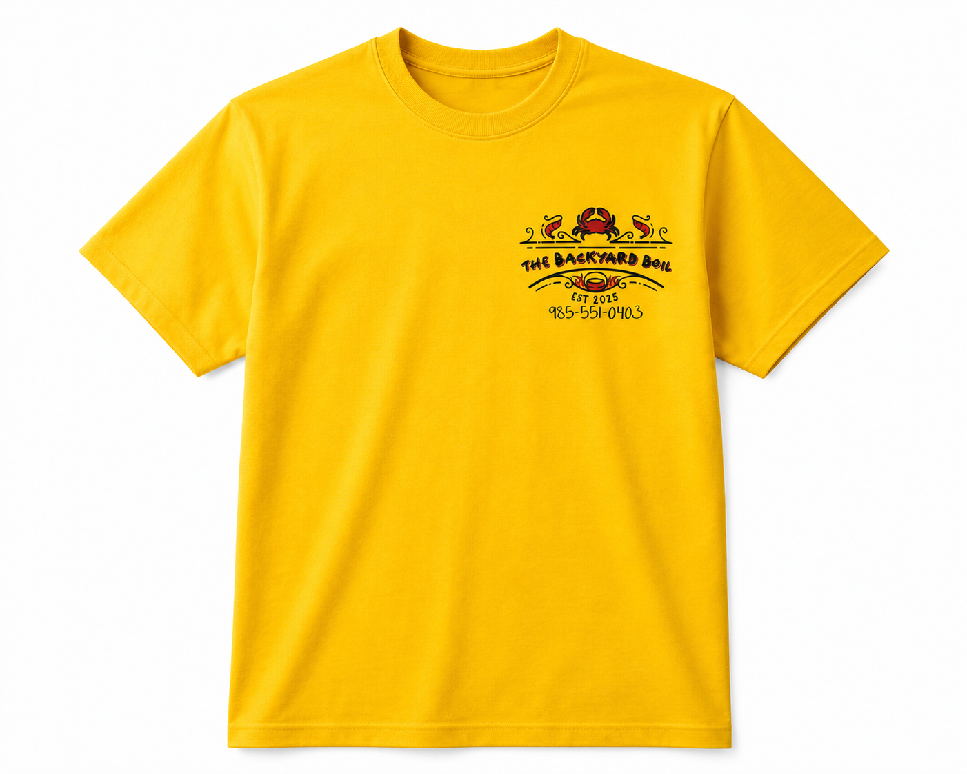 Backyard Boil - Shirt (Yellow)