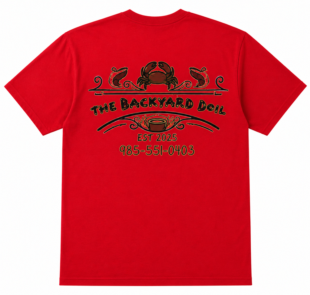 Backyard Boil - Shirt (Red)