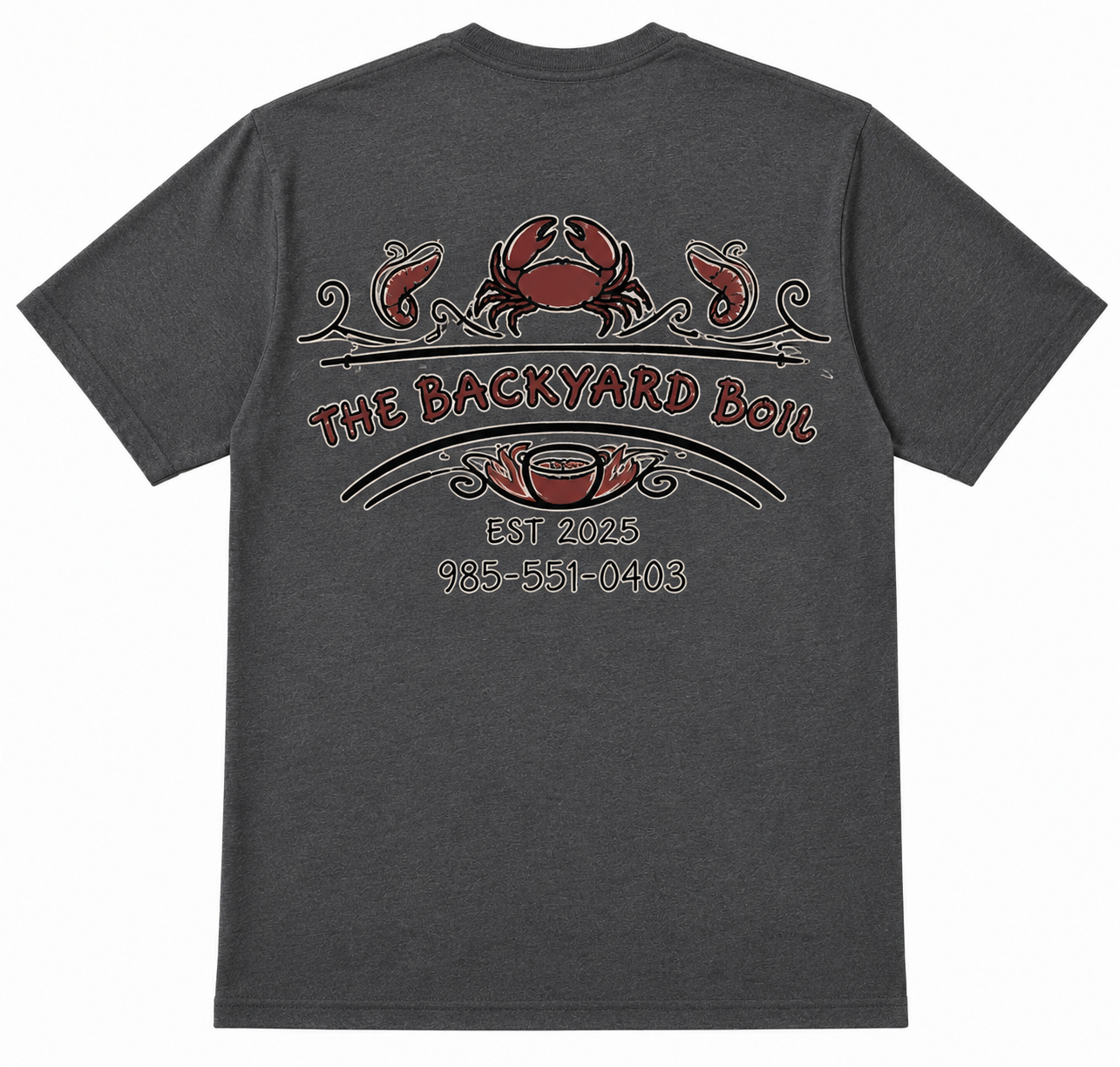 Backyard Boil - Shirt (Grey)